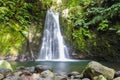 Faial da Terra Ã¢â¬â Salto do Prego waterfall, Sao Miguel, Azores, Portugal Royalty Free Stock Photo